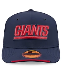 New Era Men's Navy New York Giants 2026 Sideline Throwback 9SEVENTY Adjustable Hat