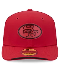 New Era Men's Scarlet San Francisco 49ers 2026 Sideline Throwback 9SEVENTY Adjustable Hat