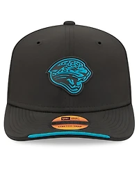 New Era Men's Black Jacksonville Jaguars 2026 Sideline Throwback 9SEVENTY Adjustable Hat