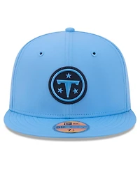 New Era Men's Light Blue Tennessee Titans 2026 Sideline 59FIFTY Fitted Hat