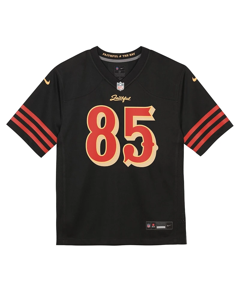 Nike Toddler George Kittle Black San Francisco 49ers 2025 Rivalries Collection Game Jersey