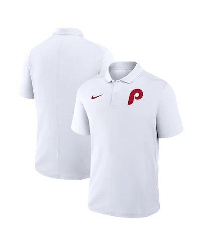 Nike Men's White Philadelphia Phillies Alternate Victory Dri-fit Polo Shirt