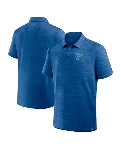 Fanatics Men's Blue St. Louis Blues Clutch Polo Shirt