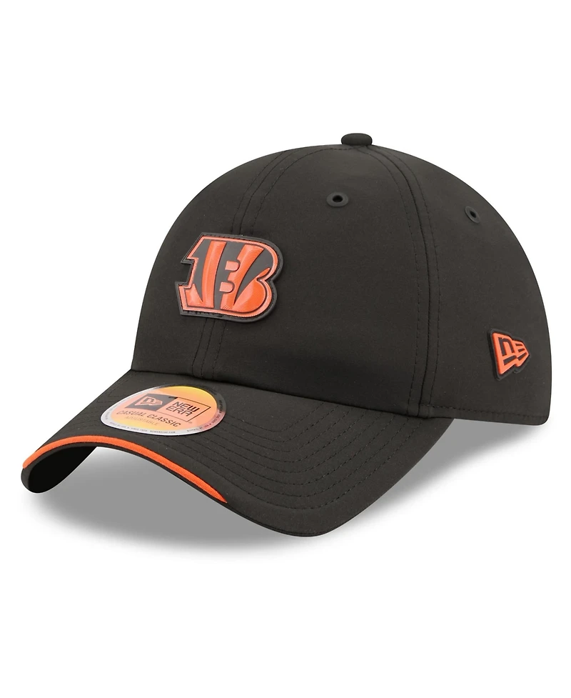 New Era Men's Black Cincinnati Bengals 2026 Sideline Casual Classic Adjustable Hat