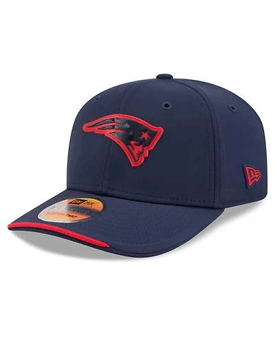 New Era Men's Navy New England Patriots 2026 Sideline 9SEVENTY Adjustable Hat