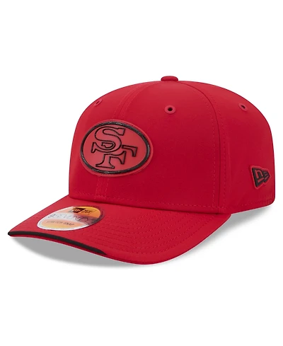 New Era Men's Scarlet San Francisco 49ers 2026 Sideline Throwback 9SEVENTY Adjustable Hat