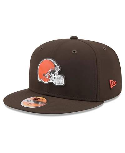 New Era Men's Brown Cleveland Browns 2026 Sideline 59FIFTY Fitted Hat