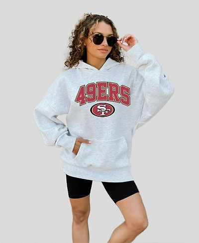Gameday Couture Women's Ash San Francisco 49ers Fan Edition Premium Weight Hoodie
