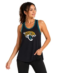 G-iii 4Her by Carl Banks Women's Black Jacksonville Jaguars Tater Ii Racerback Tank Top