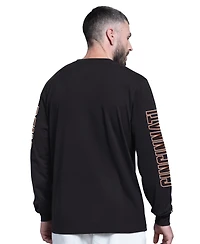 Starter Men's Black Cincinnati Bengals Clutch Hit Ii Long-Sleeve T-Shirt