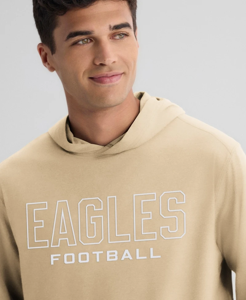 Fanatics Men's Tan Philadelphia Eagles ClutchLong sleeves Hooded T-Shirt