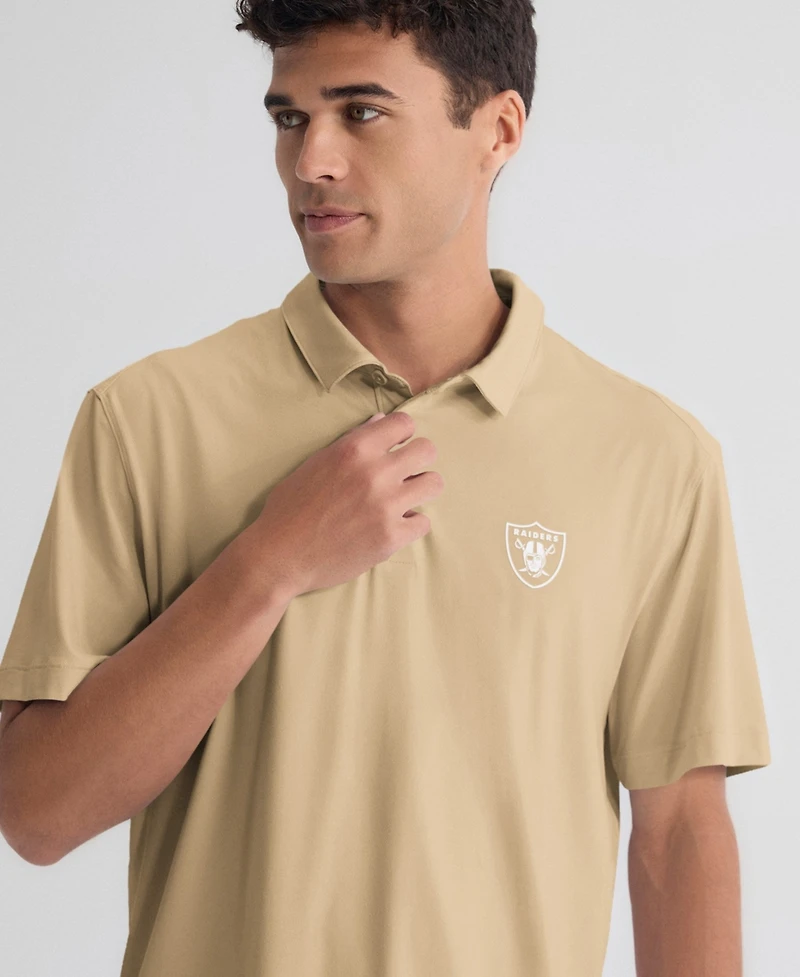 Fanatics Men's Tan Las Vegas Raiders Clutch Polo Shirt