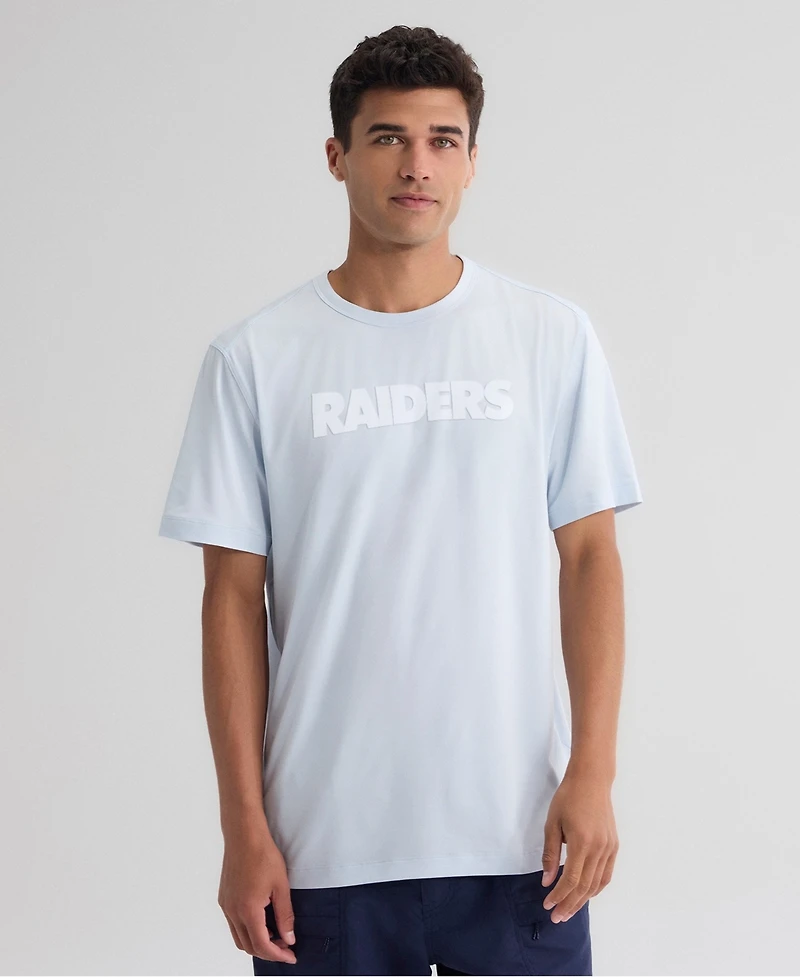 Fanatics Men's Light Blue Las Vegas Raiders Clutch T-Shirt