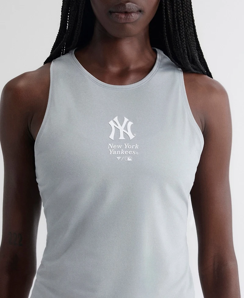Fanatics Women's Gray New York Yankees Clutch Tank Top