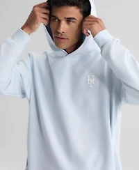 Fanatics Men's Light Blue New York Mets Clutch Tri-Blend Hoodie