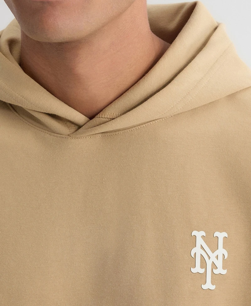 Fanatics Men's Khaki New York Mets Clutch Tri-Blend Hoodie