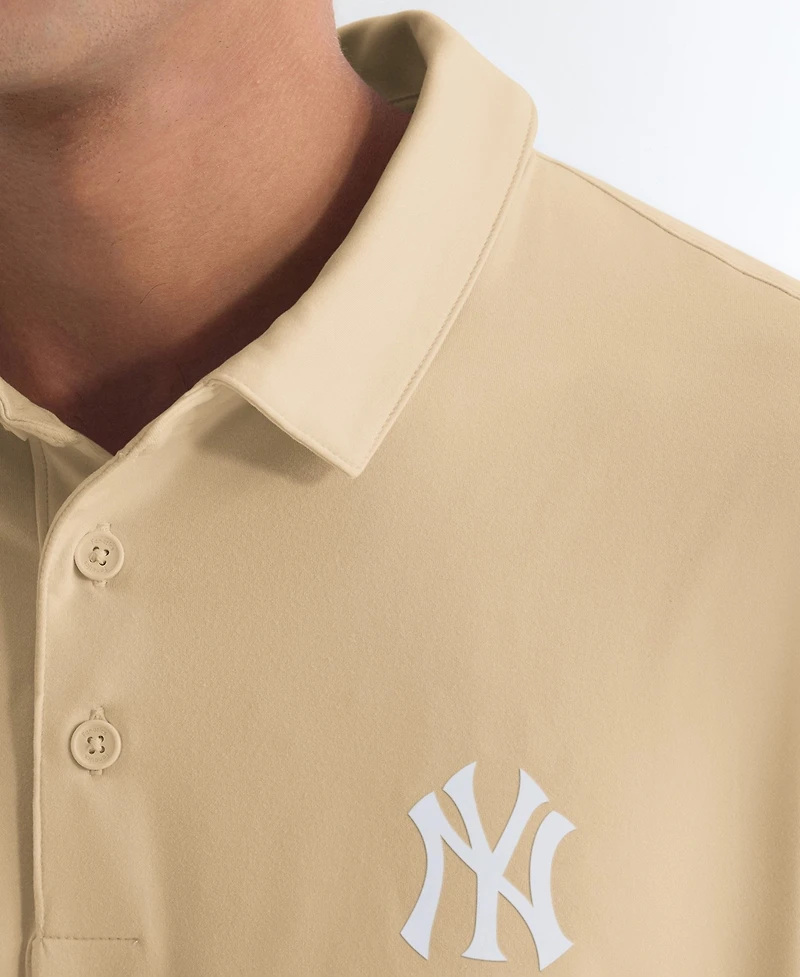 Fanatics Men's Khaki New York Yankees Clutch Polo Shirt