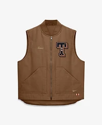 Nike Men's Brown Texas Longhorns Academic Padded Full-Zip Vest