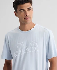 Fanatics Men's Light Blue New York Mets Clutch Winning Edge T-Shirt