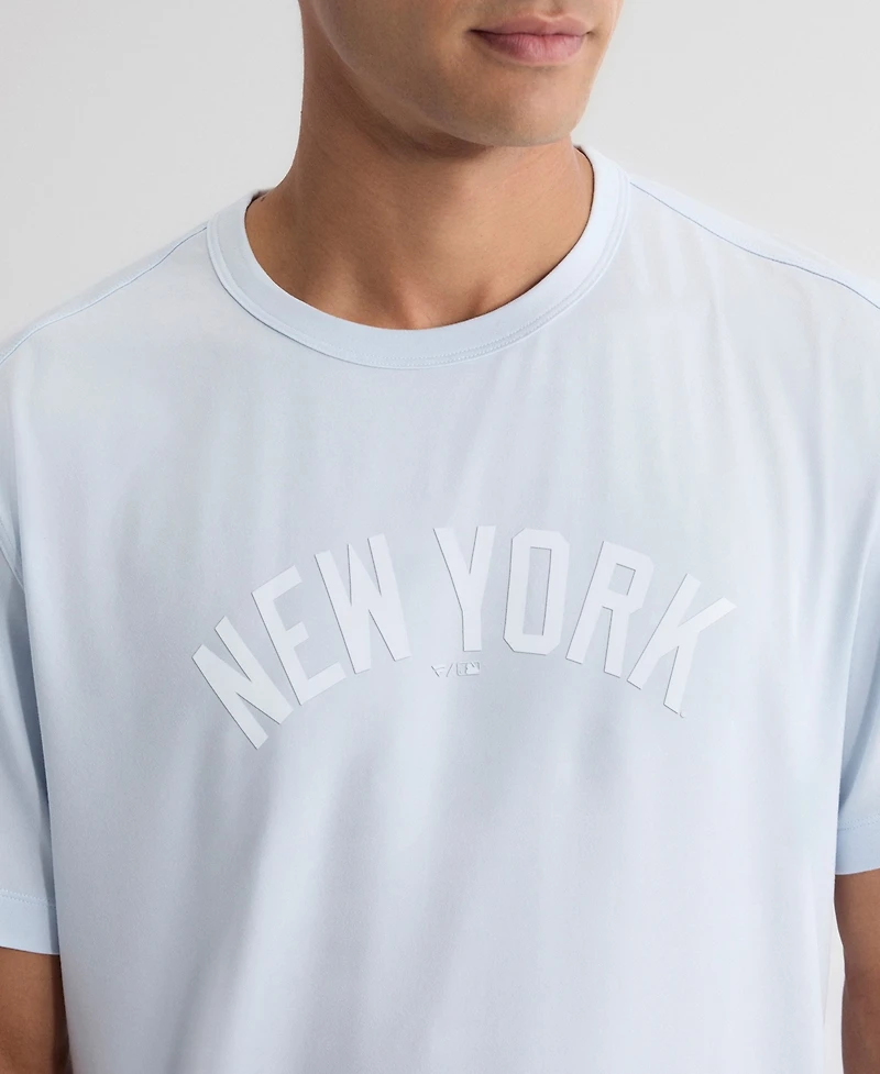 Fanatics Men's Light Blue New York Yankees Clutch Winning Edge T-Shirt