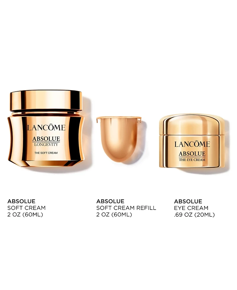 Lancome 3-Piece Petit Theatre Absolu Face Cream & Eye Cream Set