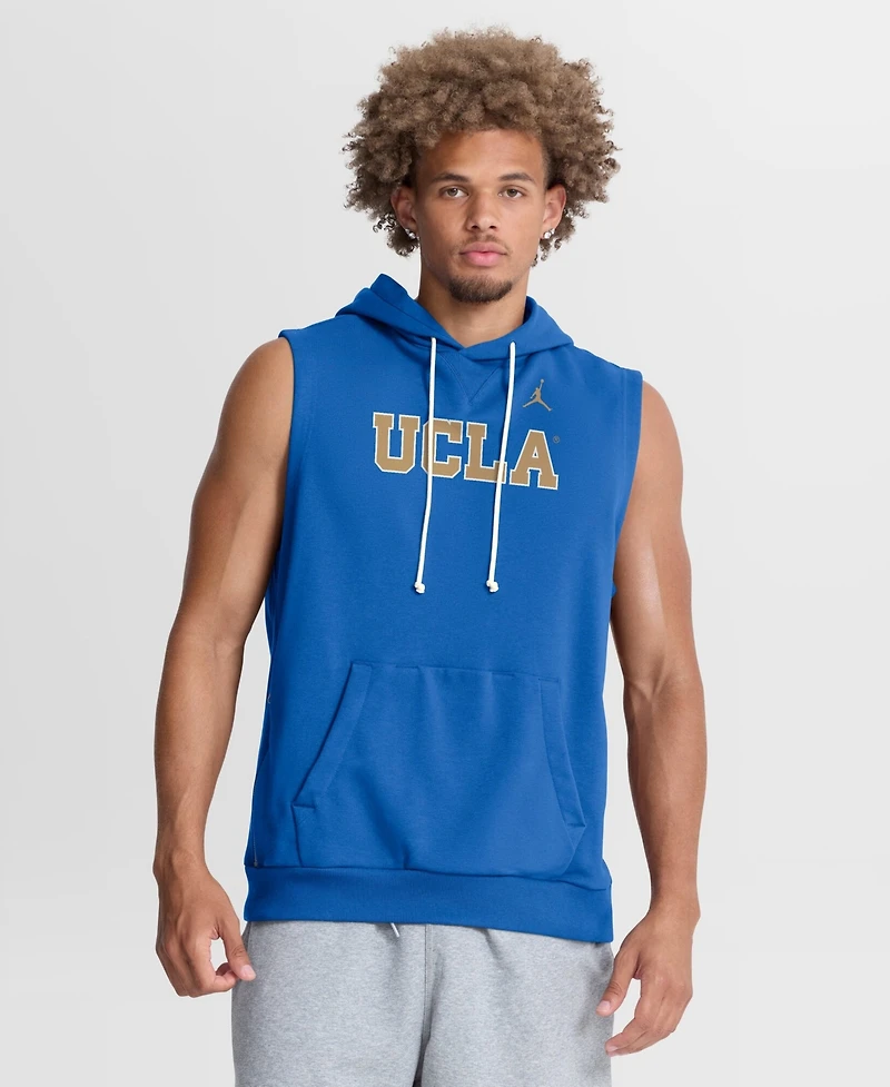Jordan Men's Blue Ucla Bruins 2026 Sideline Sleeveless Dri-fit Hoodie