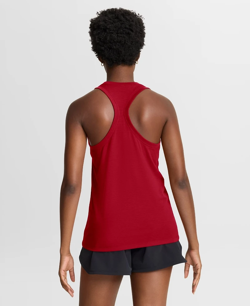 Nike Women's Scarlet San Francisco 49ers Hurry Up Tri-Blend Dri-fit Tank Top