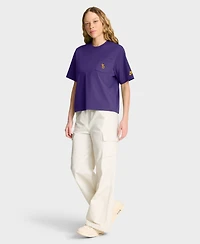 Nike Women's Purple Lsu Tigers Legacy Pocket Boxy T-Shirt