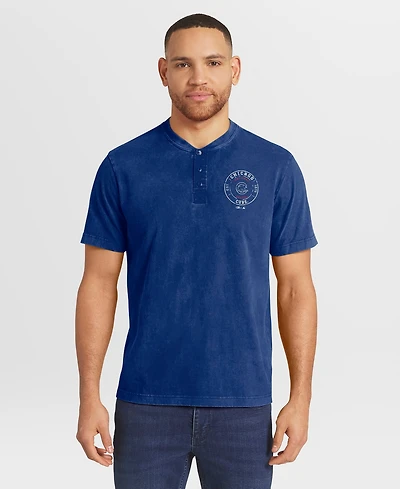 Darius Rucker Collection By Fanatics Men's Royal Chicago Cubs Washed Henley Shirt