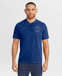 Darius Rucker Collection By Fanatics Men's Royal Chicago Cubs Washed Henley Shirt
