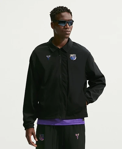 Nike Men's Black Barcelona 2026/27 Away Woven Full-Zip Jacket