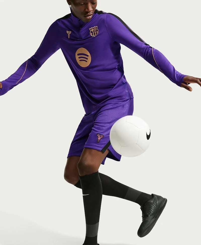 Nike Men's Purple Barcelona 2026/27 Away Strike Drill Dri-fit Quarter-Zip Top