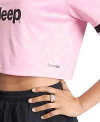 Adidas Women's Pink Juventus 2026/27 Away Cropped Replica Jersey