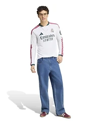 Adidas Men's White Real Madrid 2026/27 Home ReplicaLong sleeves Jersey