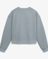 Fanatics Women's Blue Dallas Cowboys Oversized Clutch Tri-Blend Sweatshirt