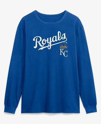 Fanatics Men's Royal Kansas City Royals Lock-Up LegacyLong sleeves T-Shirt