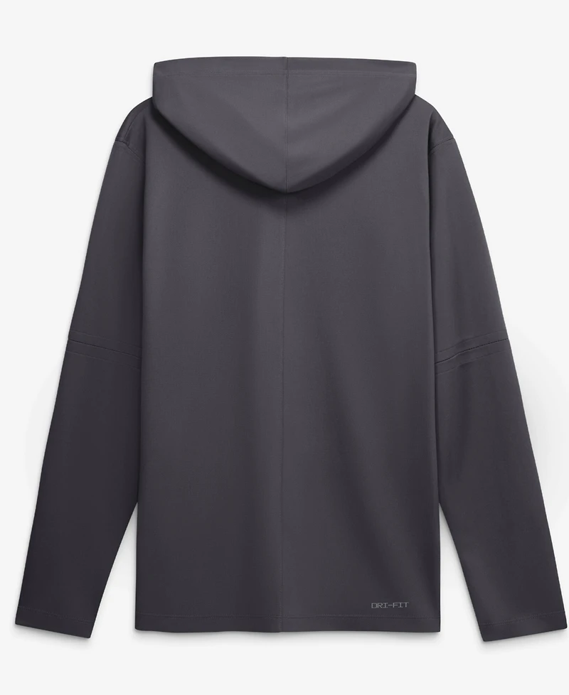 Nike Men's Anthracite Alabama Crimson Tide 2026 Sideline LightweightLong sleeves Hooded Dri-fit Top