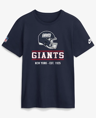 Nike Men's Navy New York Giants Sideline Alternate Final Sprint Dri-fit T-Shirt