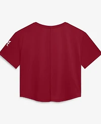 Nike Women's Crimson Alabama Tide Premium Performance Dri-fit Cropped Top