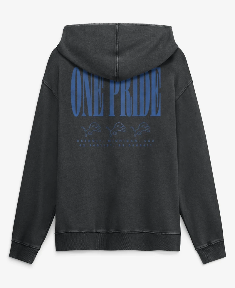 Fanatics Men's Black Detroit Lions Relaxed Intense Rivalry French Terry Hoodie