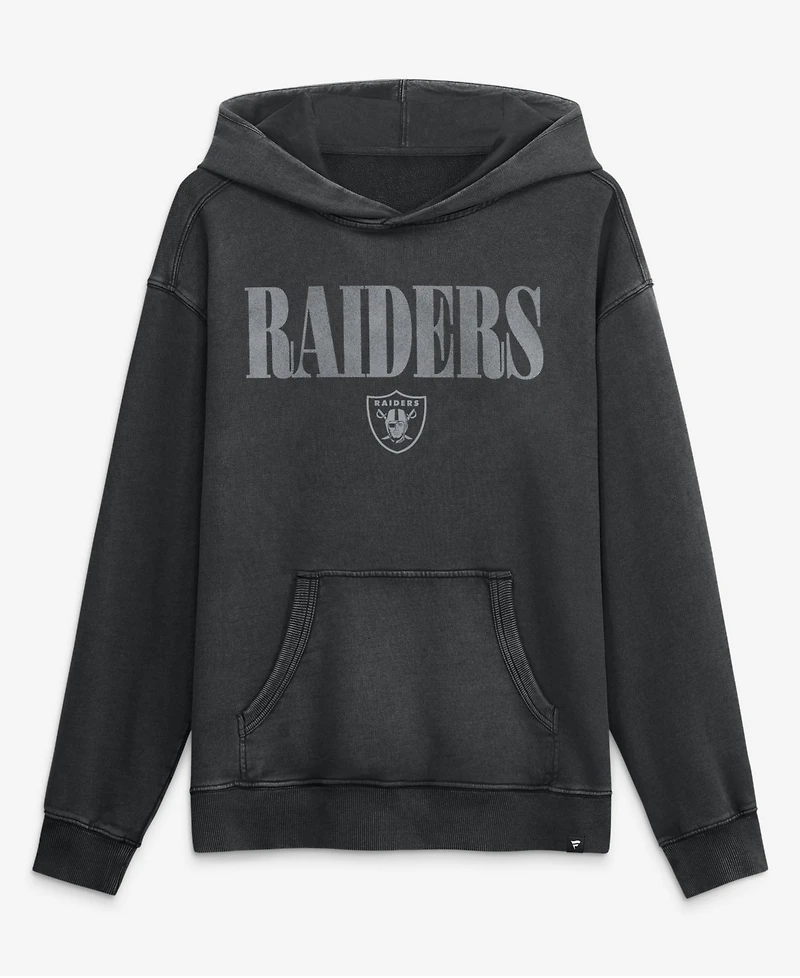 Fanatics Men's Black Las Vegas Raiders Relaxed Intense Rivalry French Terry Hoodie