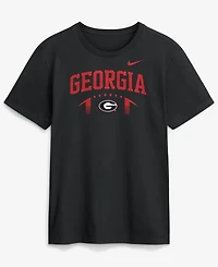Nike Men's Black Georgia Bulldogs Primetime Football Icon T-Shirt