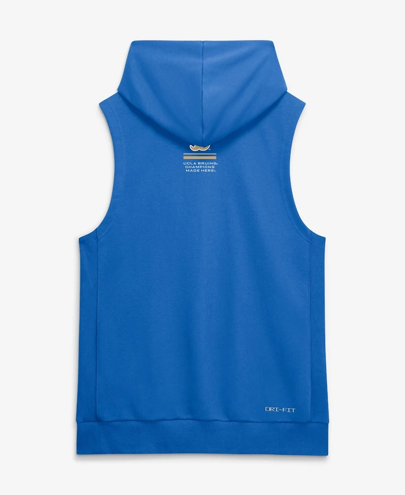 Jordan Men's Blue Ucla Bruins 2026 Sideline Sleeveless Dri-fit Hoodie