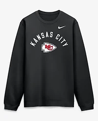 Nike Men's Black Kansas City Chiefs Primetime Club Sweatshirt