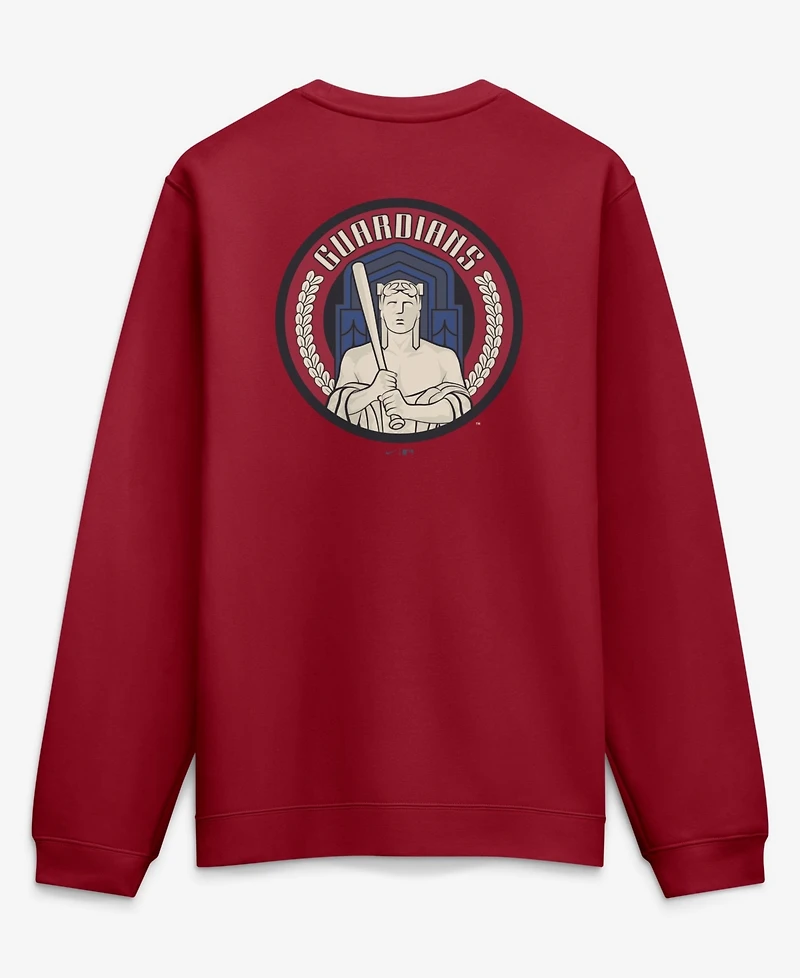 Nike Men's Red Cleveland Guardians City Connect Club Sweatshirt