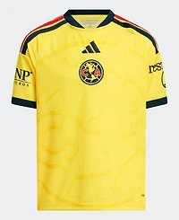 Adidas Big Boys and Girls Yellow Club America 2026/27 Home Replica Jersey