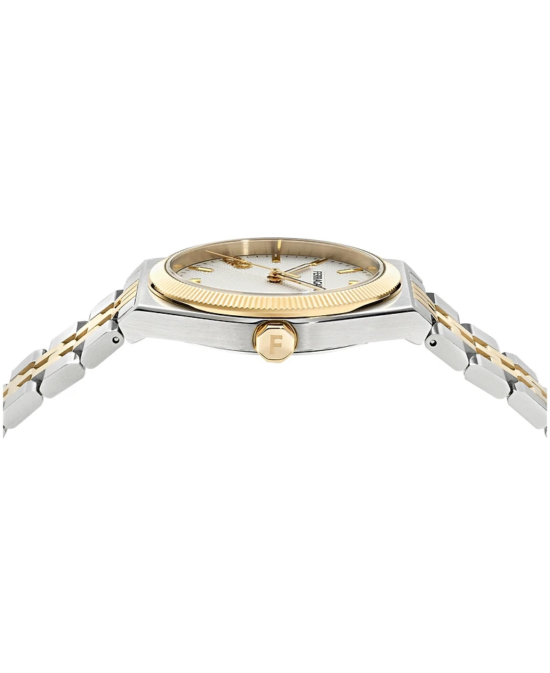 Ferragamo Men's Two-Tone Stainless Steel Bracelet Watch 40mm