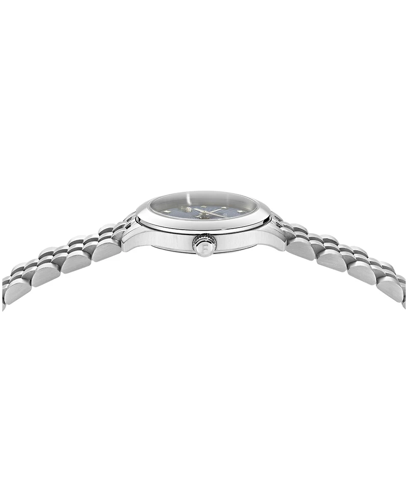 Ferragamo Women's Silver Stainless Steel Bracelet Watch 25mm