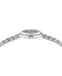 Ferragamo Women's Silver Stainless Steel Bracelet Watch 25mm
