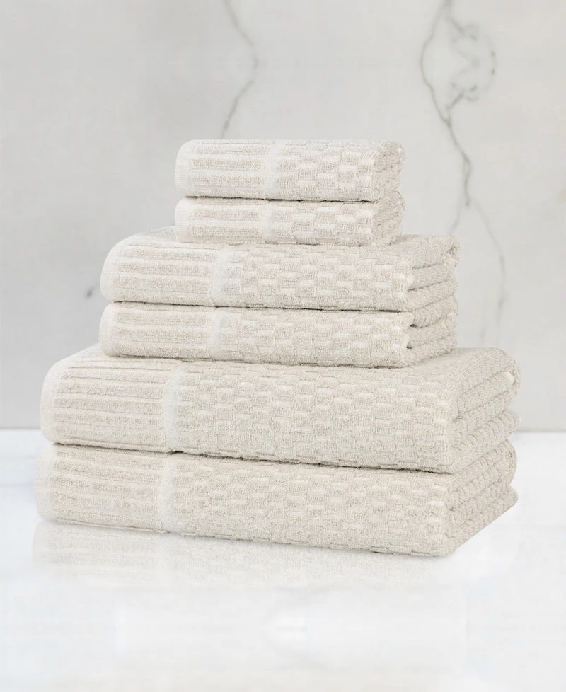 Superior Juno Cotton Blend -Piece Towel Set